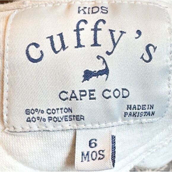 Cuffy’s Kids Cape Cod MA Gray & Purple Embroidered Crewneck Sweatshirt. 6 Months - Picture 7 of 7
